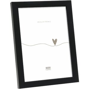 Cornice per foto in legno Deknudt S243K2 Nera 15x15 cm