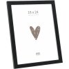 Cornice per foto in legno Deknudt S243K2 Nera 18x24 cm