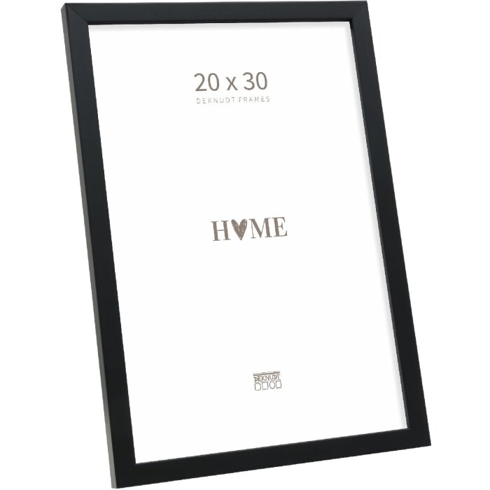 Cornice per foto in legno Deknudt S243K2 Nera 20x30 cm