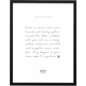 Cornice per foto in legno Deknudt S243K2 Nera 20x30 cm