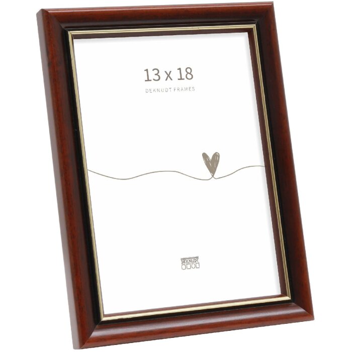 Cornice per foto in legno Deknudt S407H2 13x18 cm