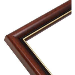 Cornice per foto in legno Deknudt S407H2 18x24 cm Marrone
