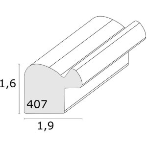 Cornice per foto in legno Deknudt S407H2 18x24 cm Marrone