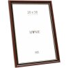 Cornice per foto in legno Deknudt S407H2 20x30 cm Marrone
