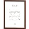 Cornice per foto in legno Deknudt S407H2 30x40 cm Marrone Classico