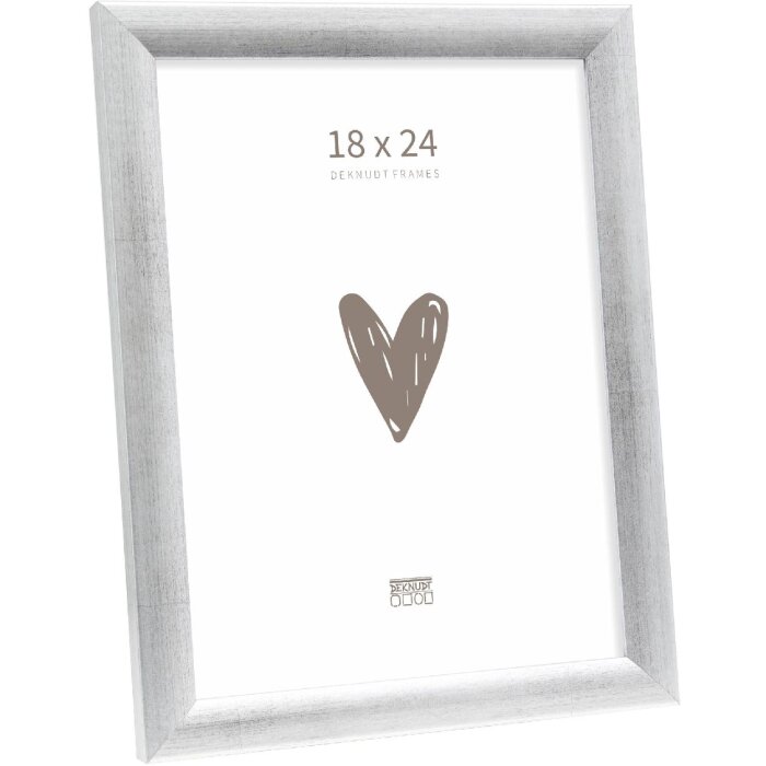 Cornice per foto Deknudt S54SD3 18x24 cm Argento