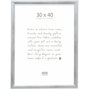 Cornice per foto Deknudt S54SD3 Argento 30x40 cm