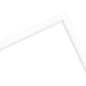 Cornice in legno MendeFrames H011 Bianca 30x30 cm con vetro artistico