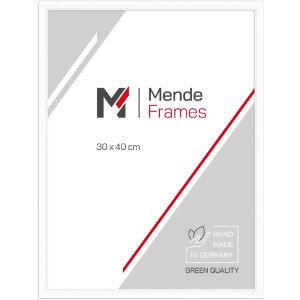 Cornice per foto MendeFrames H011 Bianca 30x40 cm con...