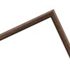 Cornice per foto MendeFrames H011 Marrone 4,5x5,5 cm con vetro antiriflesso