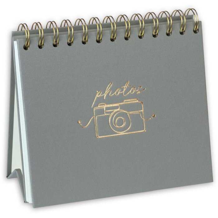 Album a spirale OLIVER grigio ZEP 13x19 cm 20 pagine con inserti adesivi