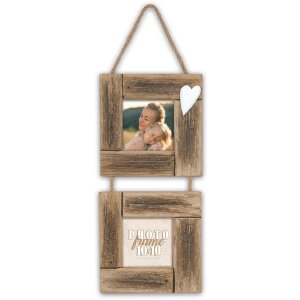 Cornice per foto ZEP Essence per 2 foto 10x10 cm Marrone...