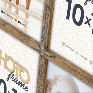 Cornice per foto in legno ZEP Bregenz 4 foto 10x15 cm marrone RE446