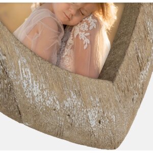 Cornice per foto in legno Liebe 10x10 cm a forma di cuore...