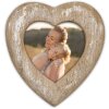 Cornice per foto in legno Liebe 10x10 cm a forma di cuore RE8244