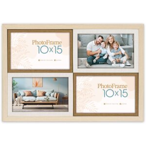 Cornice per foto ZEP SH446 PS 4x10x15 cm Como 4Q Bianco...