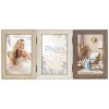 Cornice per foto in legno ZEP Trani 3 foto 10x15 cm Marrone/Beige/Crema 37,5x17,5 cm