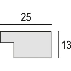 Cornice per foto ZEP Orion 20x30 cm rossa DC423R