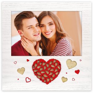 Cornice per foto ZEP Paula 10x15 cm Cuori WH2646