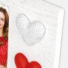 Cornice per foto in legno ZEP Adele 10x15 cm Cuori WH3646