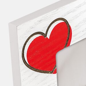 Cornice per foto in legno ZEP Zoe 10x15 cm Cuori WH4846