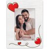 Cornice per foto in legno ZEP Zoe 10x15 cm Cuori WH4846
