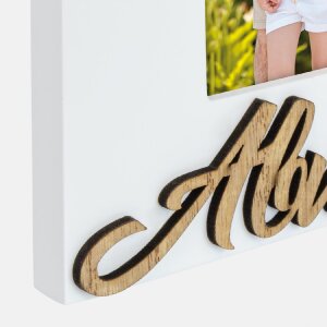 Cornice per foto in legno ZEP Abuelos 10x15 cm formato verticale bianco MN466ES