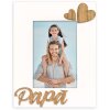 Cornice per foto in legno Lorenzo "Papa" 10x15 cm bianca MP47IE