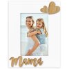 Cornice per foto in legno ZEP Mama bianca formato verticale 10x15 cm