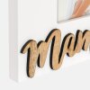Cornice per foto in legno ZEP Mamma I 10x15 cm bianca