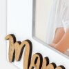 Cornice per foto in legno ZEP Mamma I 10x15 cm bianca