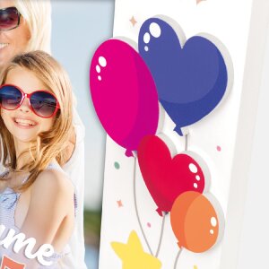 Cornice per foto ZEP KATE 10x15 cm con motivo palloncini