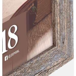 Cornice per foto ZEP TR257A RENTON 13x18 cm Grigio Avvolto