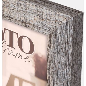 Cornice per foto in legno ZEP TR268A RENTON 15x20 cm Grigio Anticato