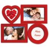 Cornice per foto ZEP Fotogalleria Almada rossa per 4 foto XB45R 10x10 & 10x15 cm 31x26 cm