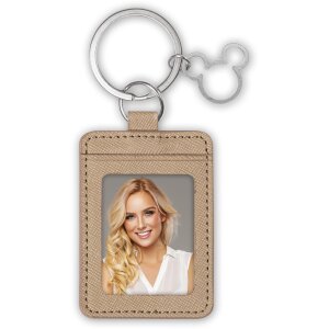 Portachiavi ZEP AE7M Personalizzabile con Foto in Pelle...