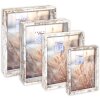 Set di cornici per foto Ravenna ZEP Bianco anticato 10x15 fino a 20x25 cm XD428