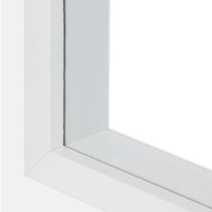 Cornice per foto in legno ZEP Alice bianca 30x30 cm con passepartout 20x20 cm