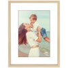 Cornice per foto in legno ZEP Alice Natur 30x40 cm con passepartout AW723N