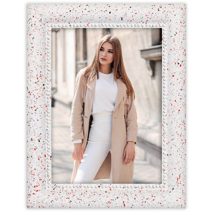 Cornice per foto ZEP Pollock Bianca 10x15 cm