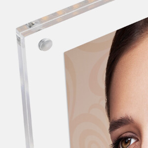 Cornice per foto in acrilico ZEP New York 13x18 cm Querformato con LED