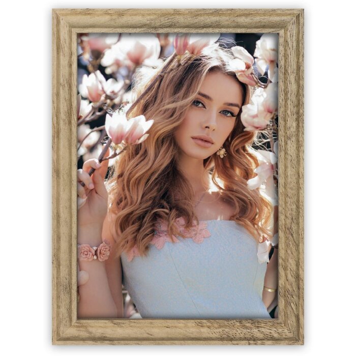 Cornice per foto in legno ZEP Namur 13x18 cm Marrone BM957B