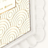 Cornice per foto ZEP HERVE W in resina bianca 10x15 cm