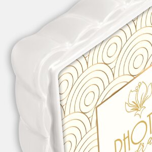 Cornice per foto HERVE W in resina bianca 13x18 cm