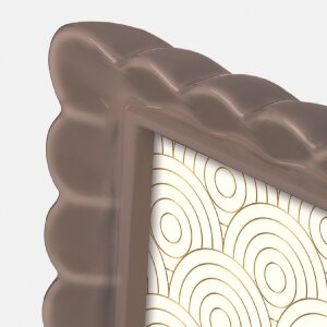 Cornice per foto HERVE B in resina marrone 15x20 cm