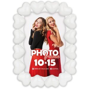 Cornice per foto Margherita bianca 10x15 cm ZEP ACW46