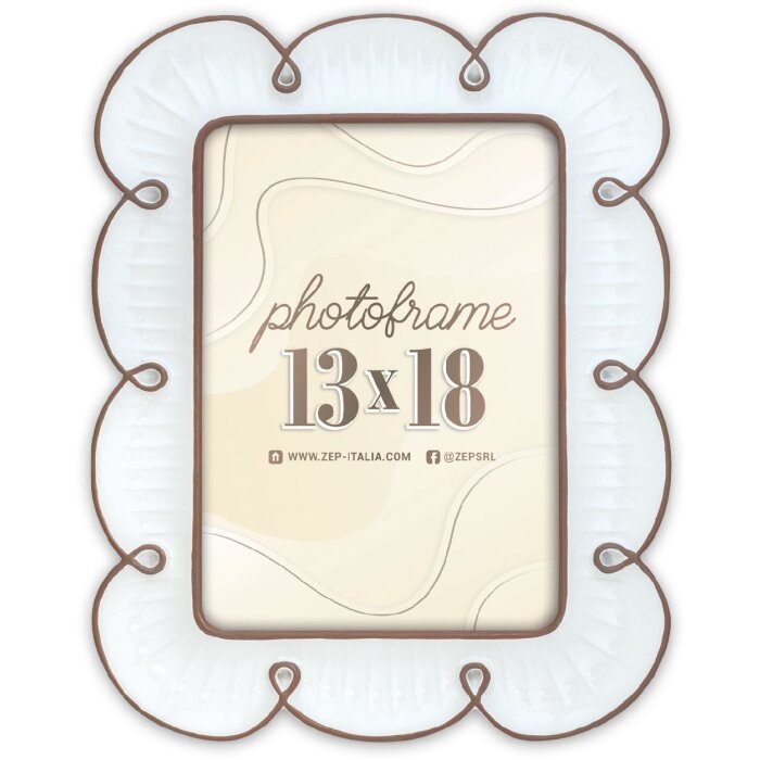 Cornice per foto ZEP Nuvola 10x15 cm Vetro trasparente con supporto AC946W