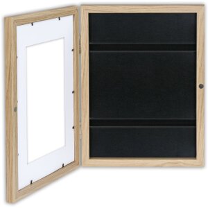 Cornice per foto in legno ZEP London Natur MRN82 per documenti DIN A4 24,5x33x4 cm