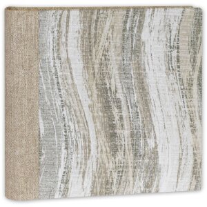 Album fotografico Nora White ZEP 25x25 cm beige crema grigio GH113B
