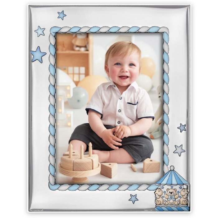 Cornice per foto ZEP Baby Federico blu 10x15 cm